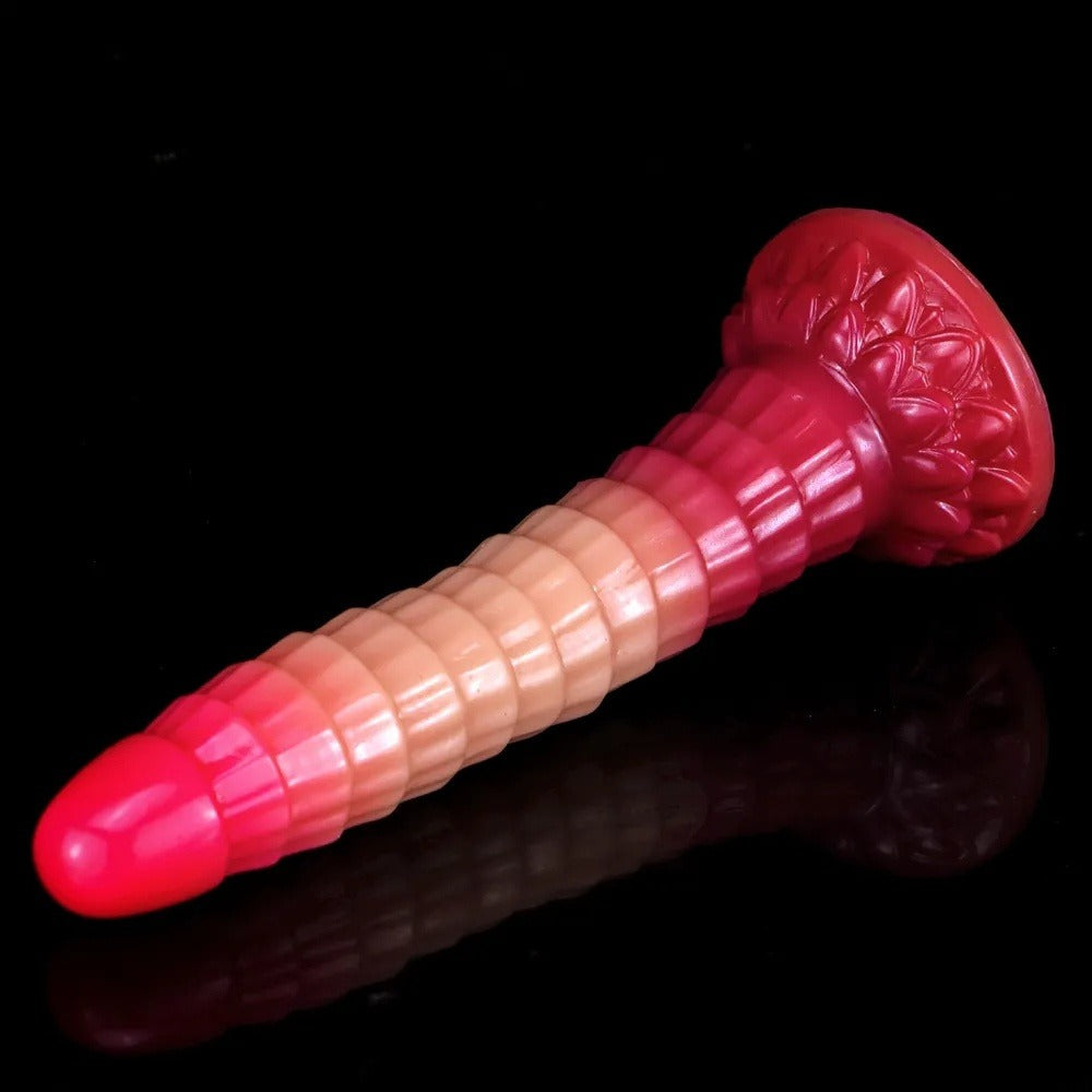 10.24 inch red dildo horizontal display