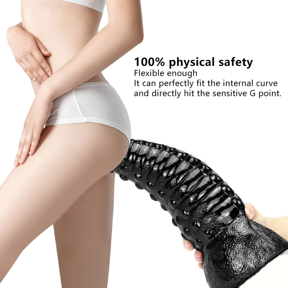 14 inch Black Octopus Tentacle Dildo 100% physical safety