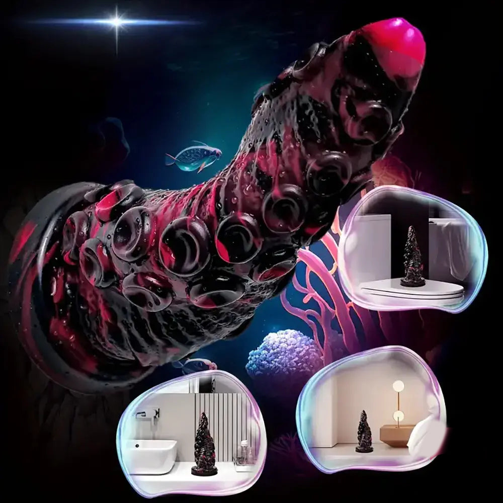 7.87inch Silicone Monster Octopus Tentacle Dildo suitable for different scenes