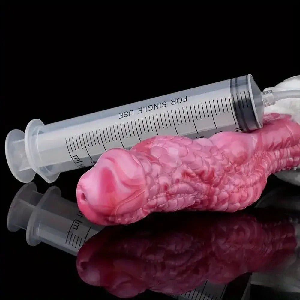 8.03 inch alien dildo glans close-up