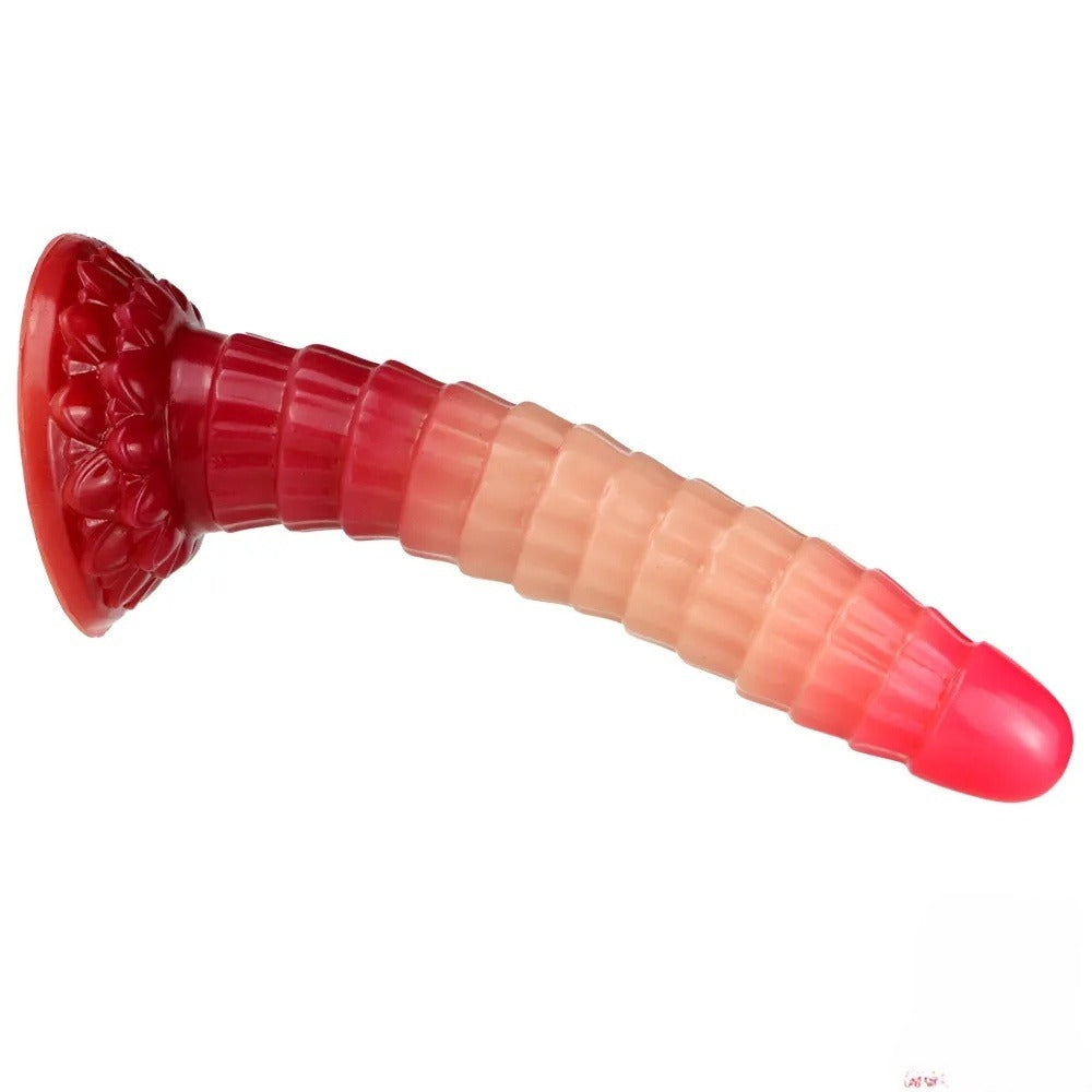 10.24 inch red dildo suction display