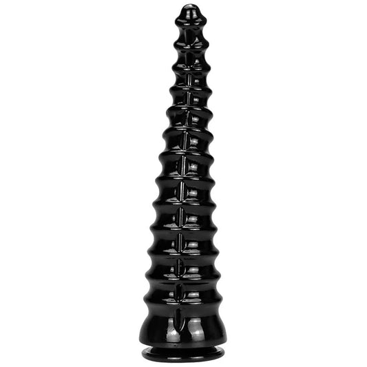 13inch Women Animal Thick Dragon Big Black Dildo front view