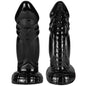 6.69 inch Black Fantasy Monster Dildo For Breasts Anus