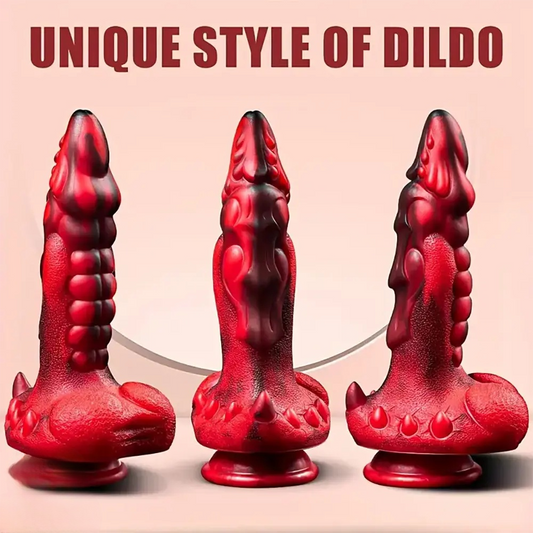 7.68 inch Electric Silicone Dragon Shape Dildo Vibrator