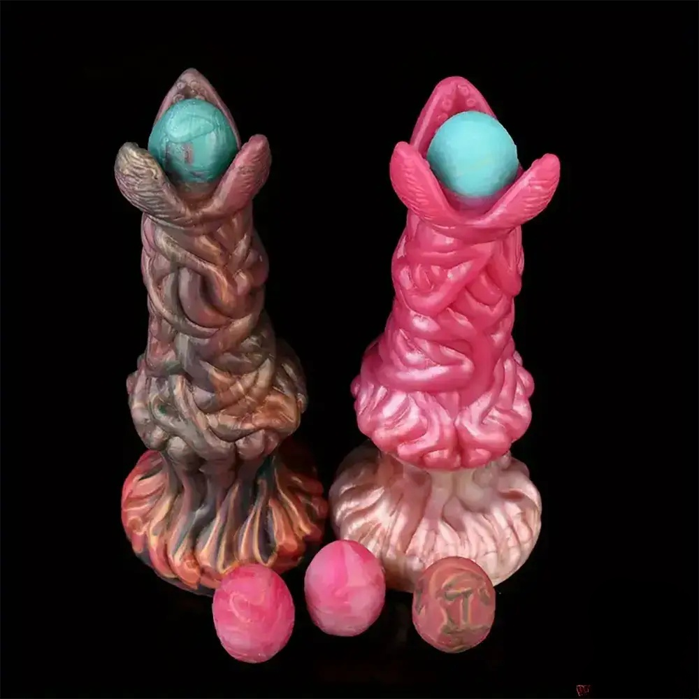 7.99 inch alien ovulator dildo top view