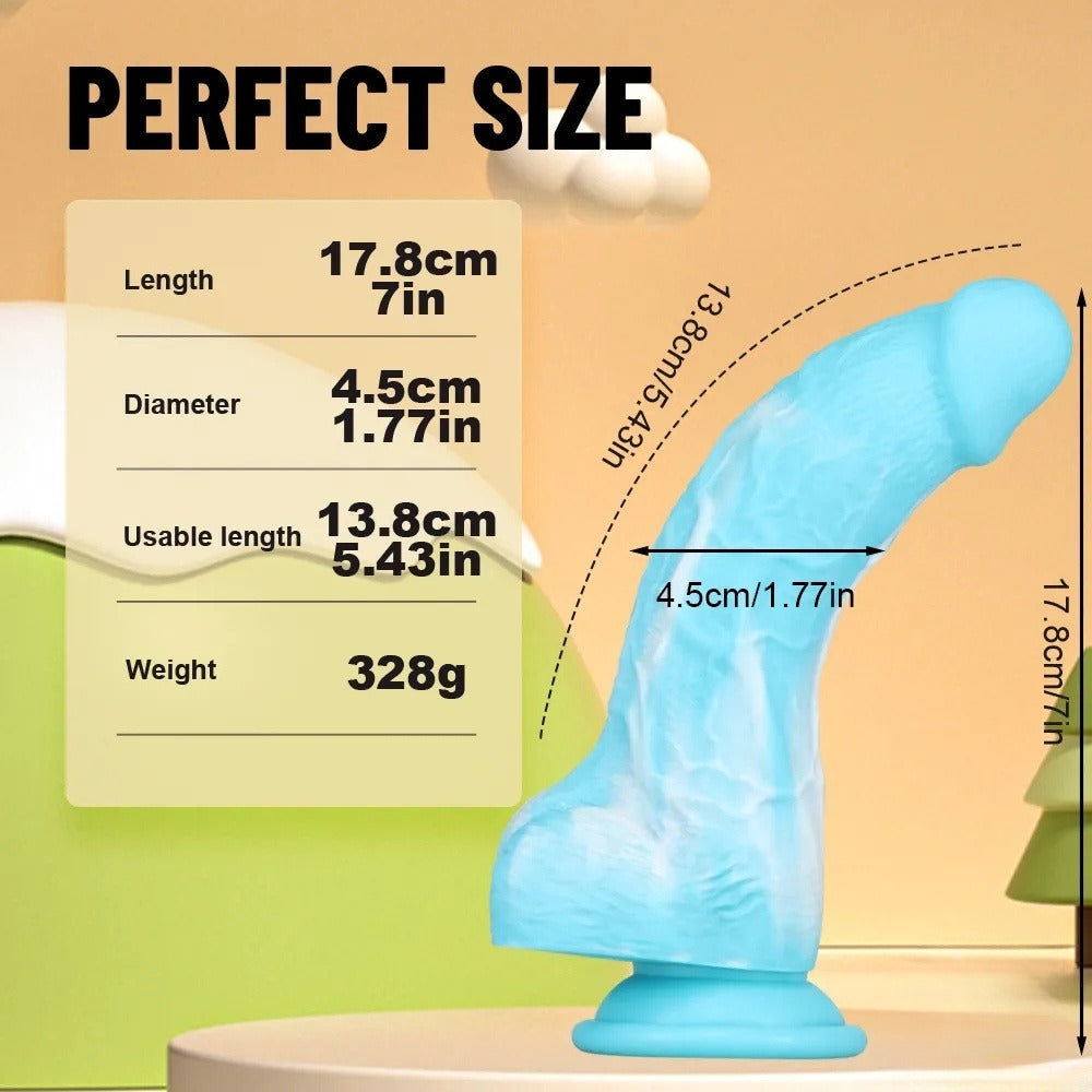 7 Inch Silicone Dildo Size Chart