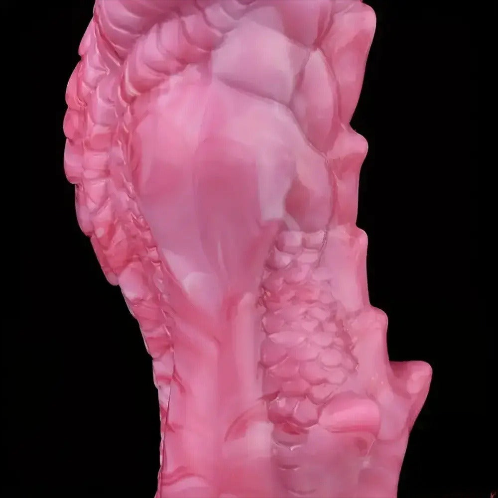8.03-inch alien dildo surface bulge close-up