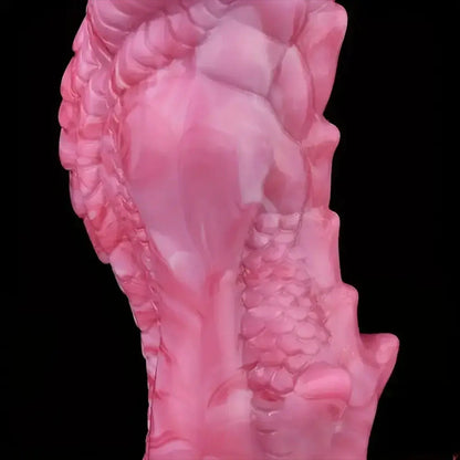 8.03-inch alien dildo surface bulge close-up