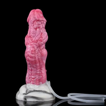 8.03 inches squeezable squirt dildo front