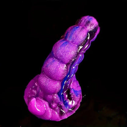 8.27 inch fantasy starry sky color unicorn dildo details