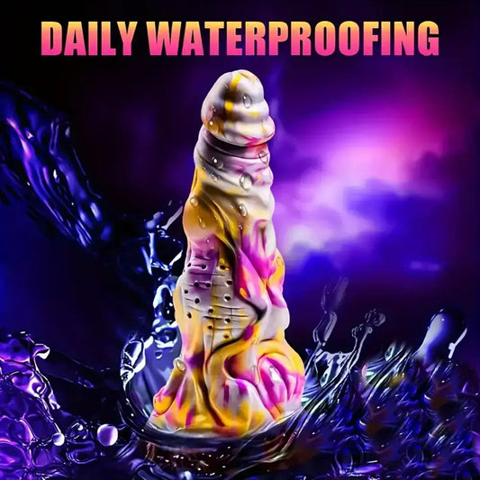 8.5inch Silicone Fantasy Monster Orgasm Dildo front view
