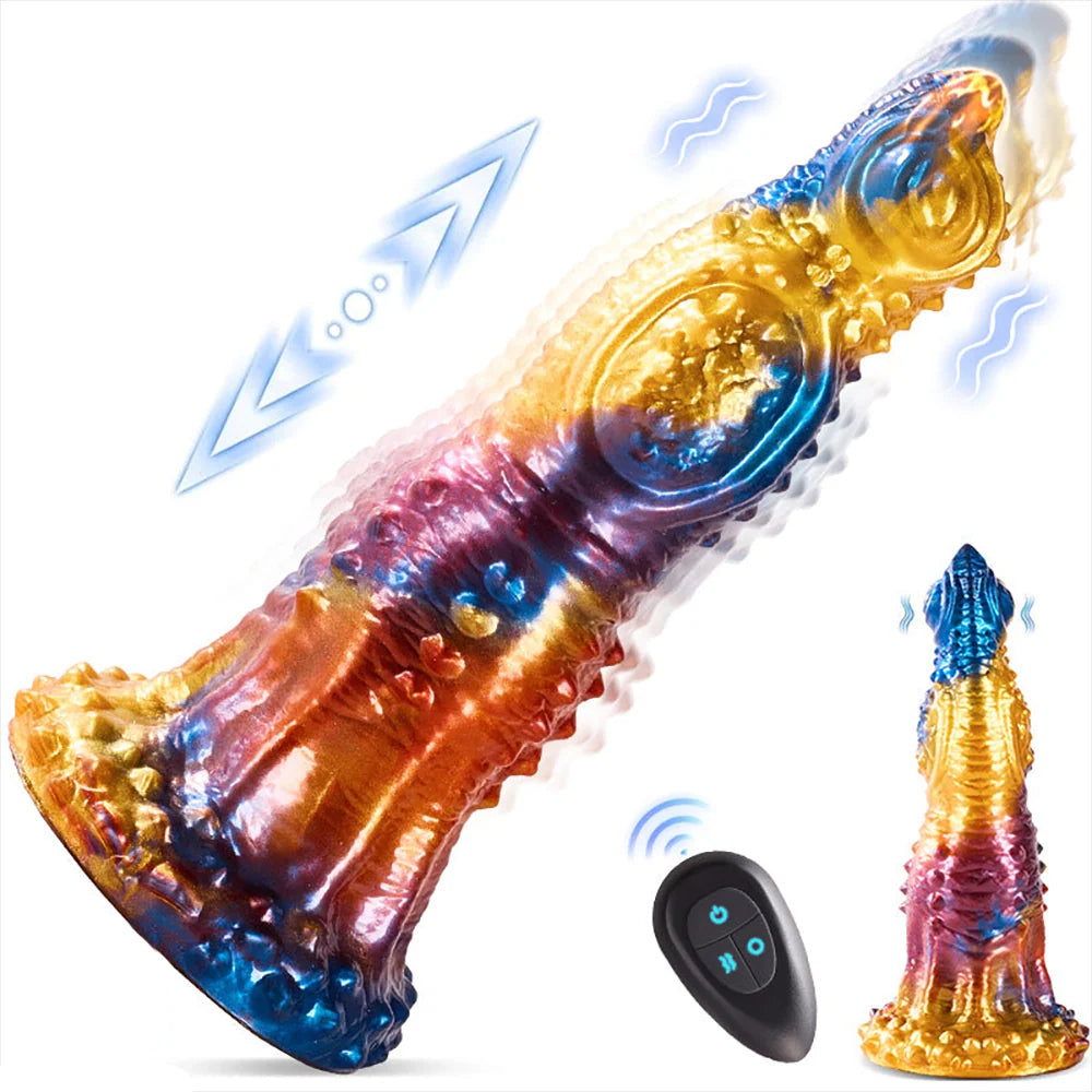 9.05inch Animal Monster Thrusting Automatic Vibrating  Dildo