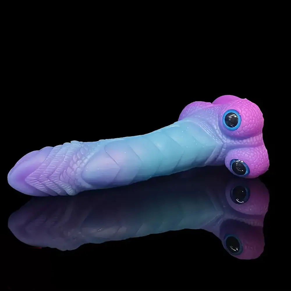 9.05inch Fantasy Big Monster Dragon Dildo Horizontal placement