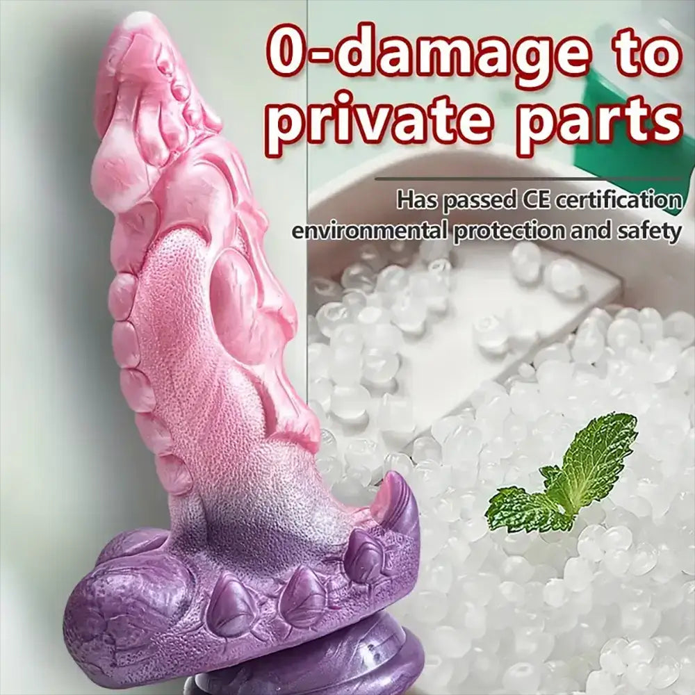 9.05inch Silicone Large Fantasy Monster Anal Dildo 100% physical safety