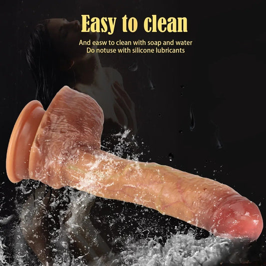 9.45 inch long dildo for women, easy to clean