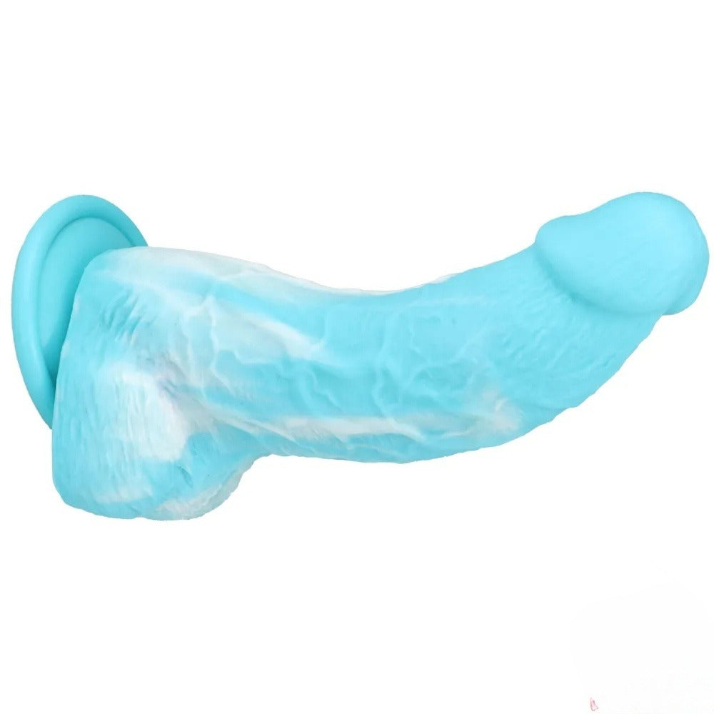 Adsorption effect diagram 7-inch silicone dildo