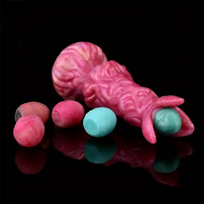 Pink Alien Ovulator Dildo 7.99 Inch