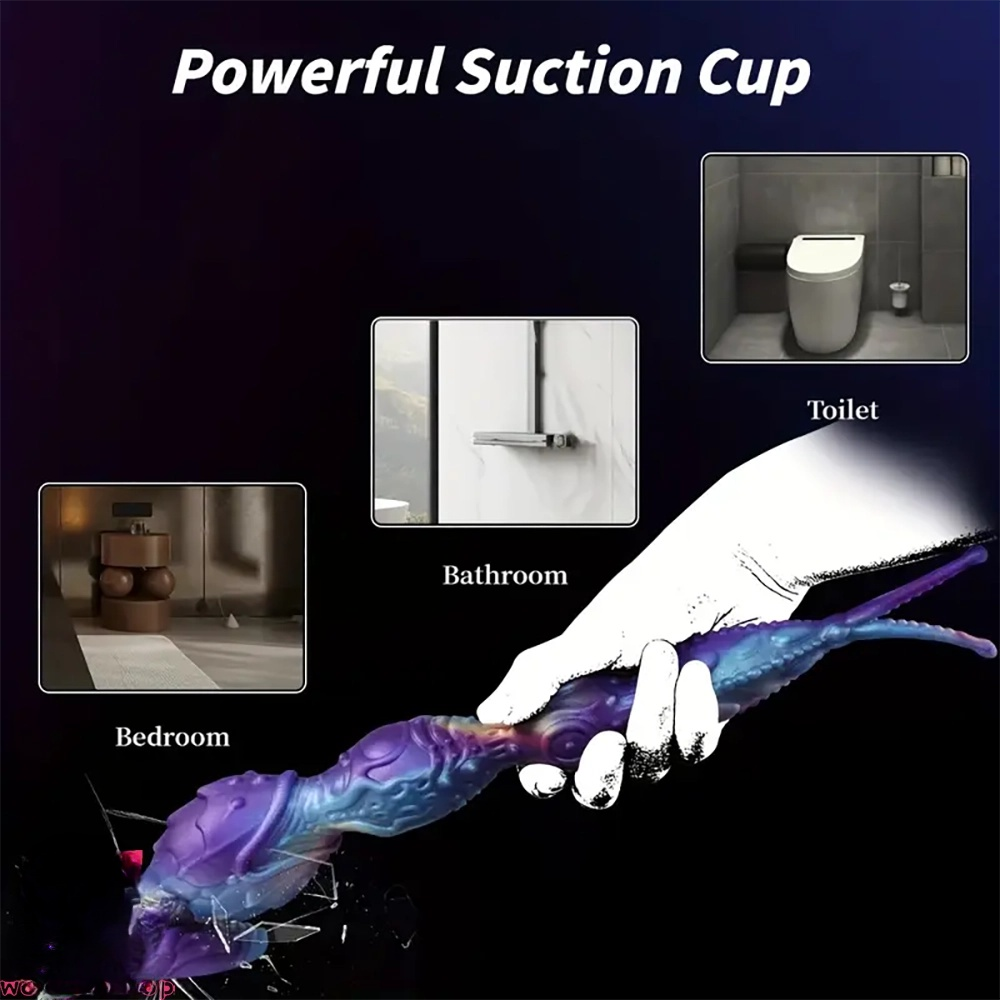 Special-shaped anal plug with suction cup can be used in many scenarios
