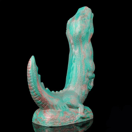 right view of 8.66inch Fantasy Silicone Dragon Monster Soft Dildo