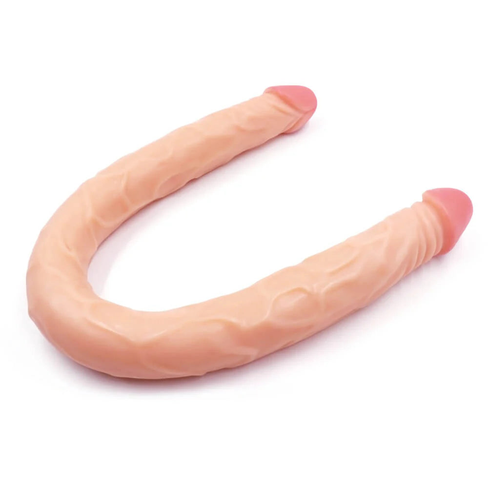 right view of Flesh 22 Inch Dildo